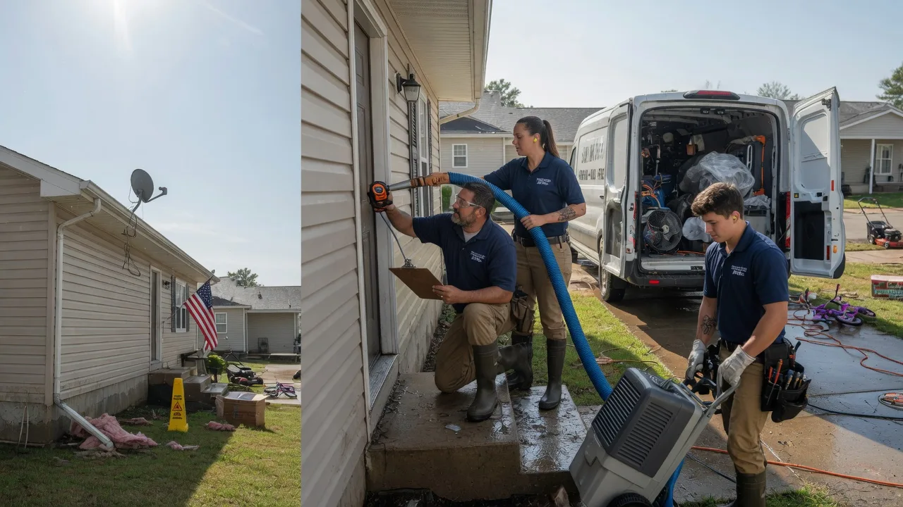 Ceiling Water Damage Restoration in Powderly, KY near me